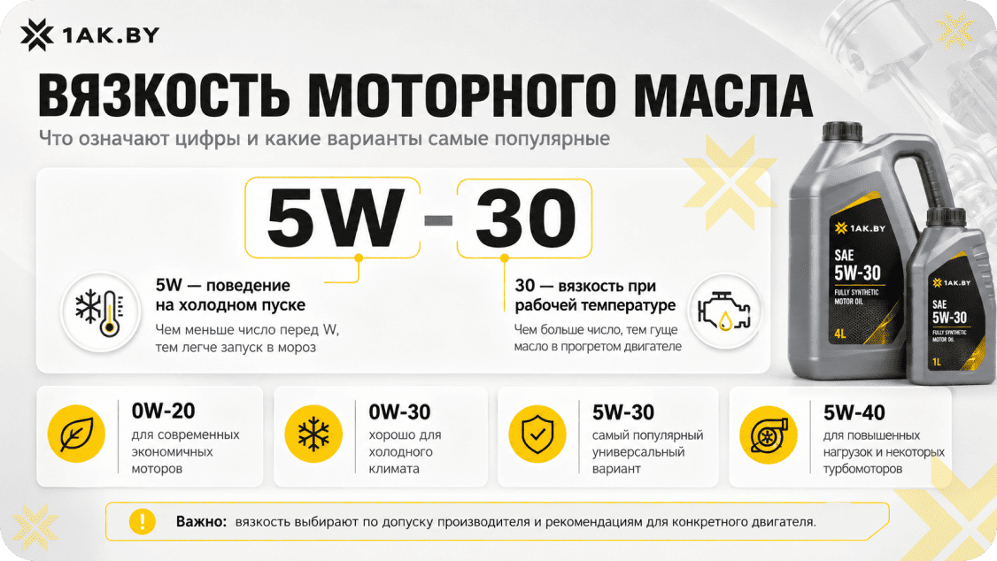 вязкость моторного масла
