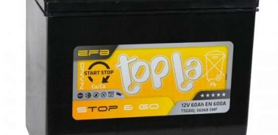 В Торговой сети "Первая аккумуляторная компания" новое поступление - аккумуляторы Topla EFB