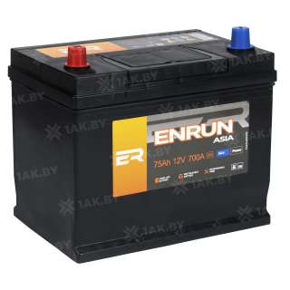 Аккумулятор ENRUN (75 Ah) 700 A, 12 V Прямая, L+ D23 EN751JS