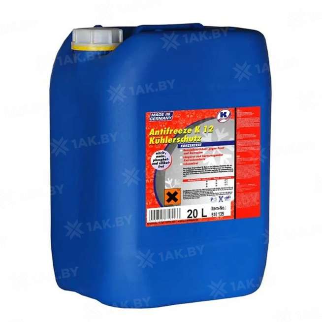 Концентрат охлаждающей жидкости Kuttenkeuler Antifreeze K12 красный, 20л, Германия 0