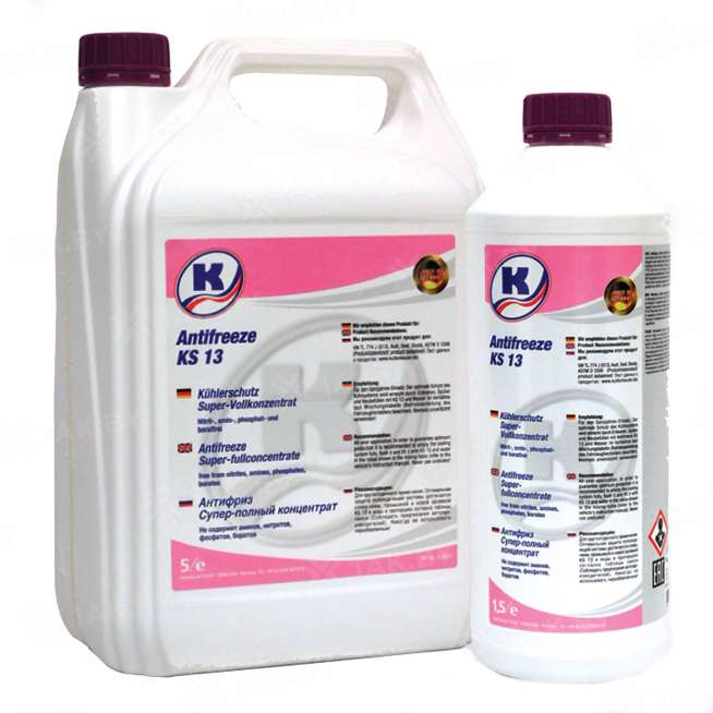 Концентрат охлаждающей жидкости Kuttenkeuler Antifreeze KS13 розово-фиолетовый, 5л, Германия 0