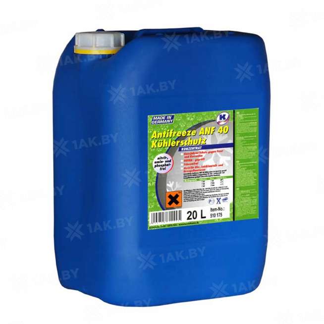 Концентрат охлаждающей жидкости Kuttenkeuler Antifreeze ANF 40 зеленый, 20л, Германия 0