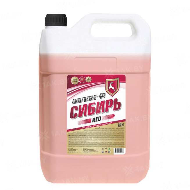 Охлаждающая жидкость Антифриз -40 (красный), 8,3кг, Россия 0