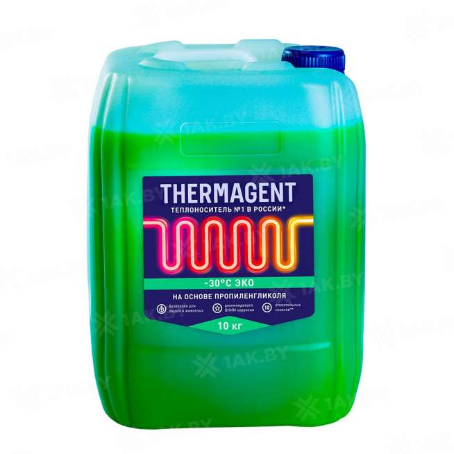 Теплоноситель THERMAGENT -30, 10 кг зеленый 0