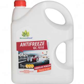 Антифриз готовый к применению GreenCool Antifreeze GC7010 G12+, 5 кг, красный, Беларусь 0