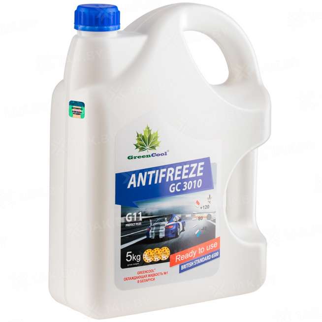 Антифриз готовый к применению GreenCool Antifreeze GC3010 синий, 5кг, Беларусь 1