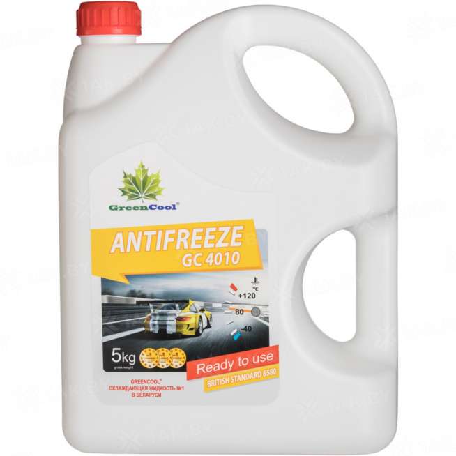 Антифриз готовый к применению GreenCool Antifreeze GC4010 жёлтый, 5кг, Беларусь 2