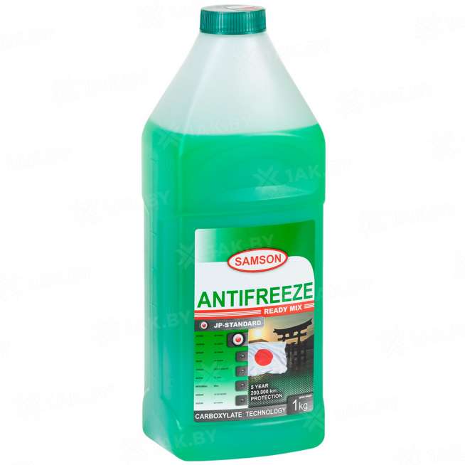 Антифриз готовый к применению Samson JP-Standard GREEN, 1 кг, Беларусь 0