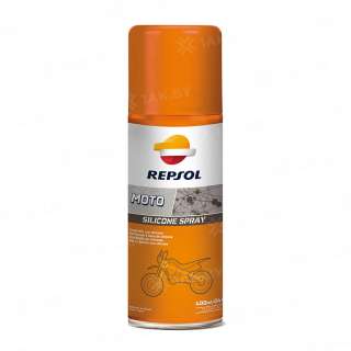 Смазка силиконовая для мотоциклов Repsol Moto Silicone Spray, 400 мл.