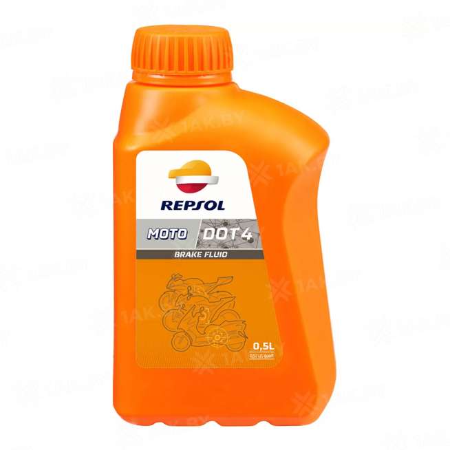 Тормозная жидкость REPSOL DOT 4, ISO 4925 класс 4, 0.5 л 0