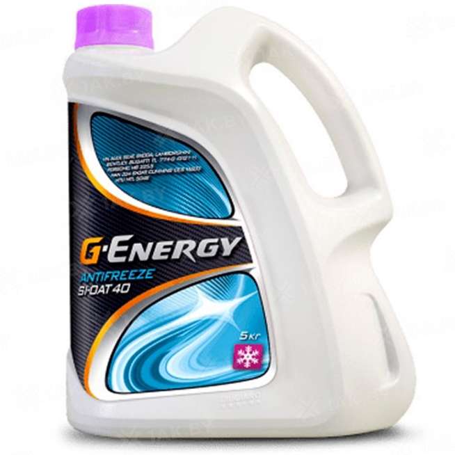 Антифриз готовый к применению G-Energy Antifreeze Si-OAT 40, 5кг, Россия 0