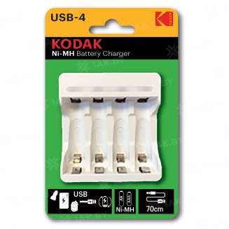 Зарядное устройство Kodak С8002B USB [K4AA/AAA] , Китай 0