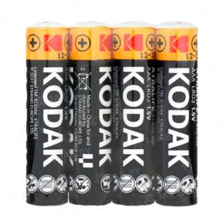 Элемент питания Kodak LR03-4S XTRALIFE [K3A-S4] (уп.TRAY 4шт. AАА), Китай