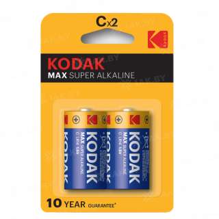 Элемент питания Kodak MAX LR14-2BL [KC-2] (блистер 2шт. C), Китай