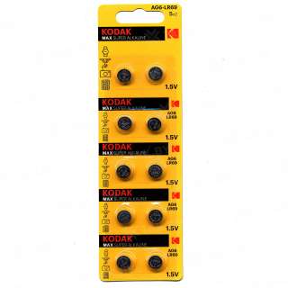 Элемент питания Kodak AG6 (370) LR920, LR69 [KAG6-10] (уп.TRAY 10шт.), Китай