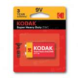 Элемент питания Kodak 6F22-1BL EXTRA HEAVY DUTY [K9VHZ-1B] (блистер 1шт.9V), Китай