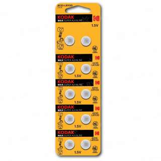 Элемент питания Kodak AG10 (389) LR1130, LR54 [KAG10-10] (уп.TRAY 10шт.), Китай