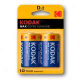 Элемент питания Kodak MAX LR20-2BL [KD-2] (блистер 2шт. D), Китай
