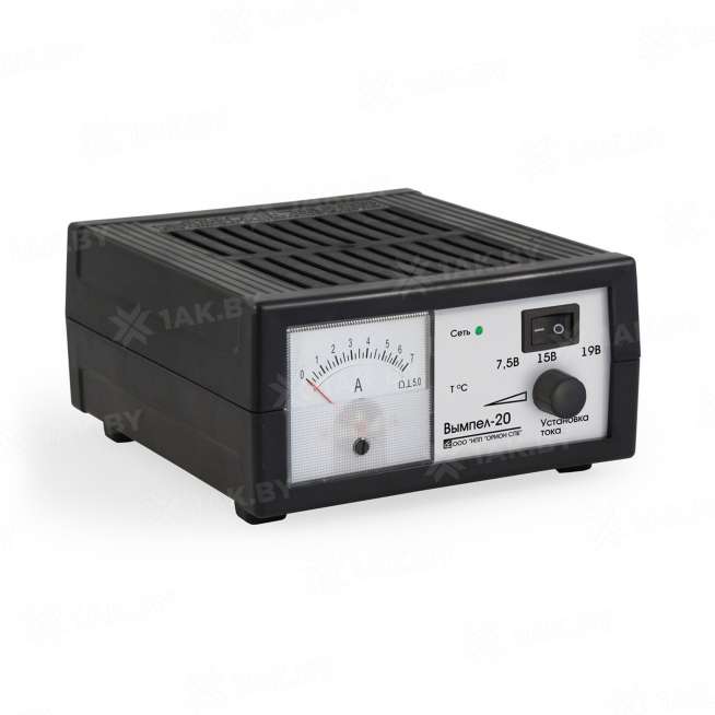 Зарядное устройство Вымпел - 20 (автомат, 0-7А, 7.5/15/19В, стрел. амперметр) - РФ 0