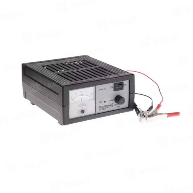 Зарядное устройство Вымпел - 40 (автомат, 0-20А, 12/24В. стрел. амперметр) - РФ 0