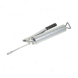 Шприц плунжерный для смазки со стальной трубкой и насадкой ЭВРИКА 400 мл, 413 бар