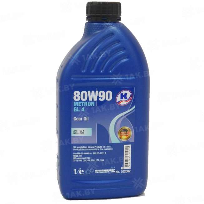 Масло трансмиссионное Kuttenkeuler Metron GL 4 80W90, 1л, Германия 0