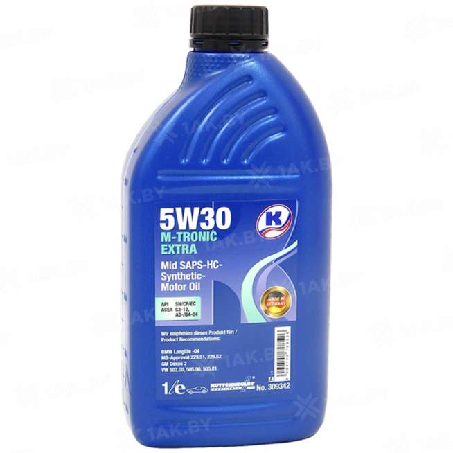 Масло моторное Kuttenkeuler M-Tronic Extra 5W30, 1л, Германия 0