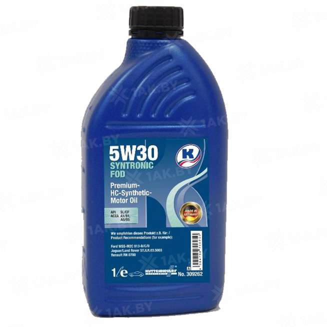 Масло моторное Kuttenkeuler Syntronic FOD 5W30, 1л, Германия 0