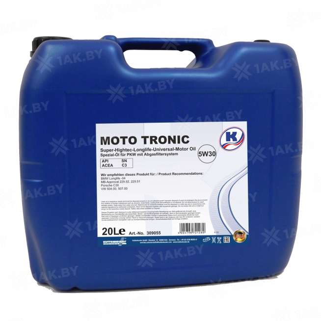 Масло моторное Kuttenkeuler Ultra Tronic 5W30, 20л, Германия 0