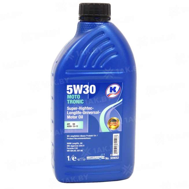 Масло моторное Kuttenkeuler MotoTronic 5W30, 1л, Германия 0