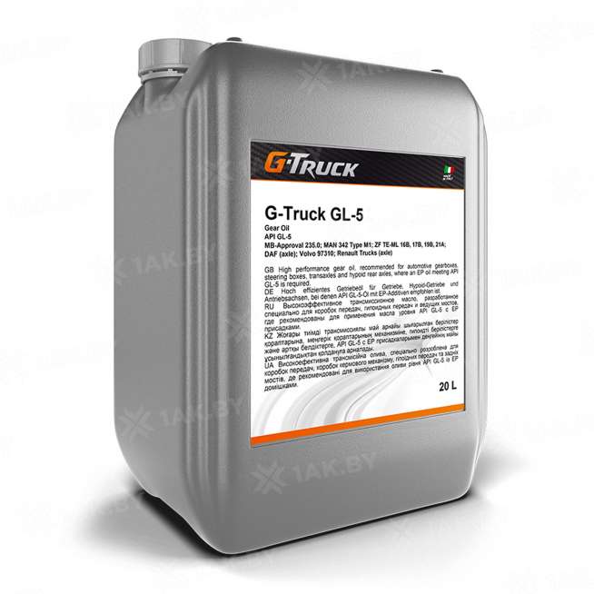 Масло трансмиссионное G-Truck GL-5 80W-90 20л, Россия 0
