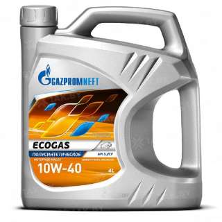 Масла для двигателей, работающих на природном газе Gazpromneft Ecogas 10W-40, 4л, Россия Масла для двигателей, работающих на природном газе Gazpromneft Ecogas 10W-40, 4л, Россия
