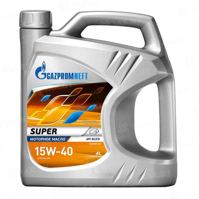 Масло моторное Gazpromneft Super 15W-40, 4л, Россия 0