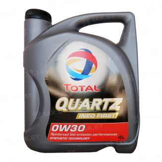Масло моторное TOTAL QUARTZ INEO FIRST 0W-30,4л 0