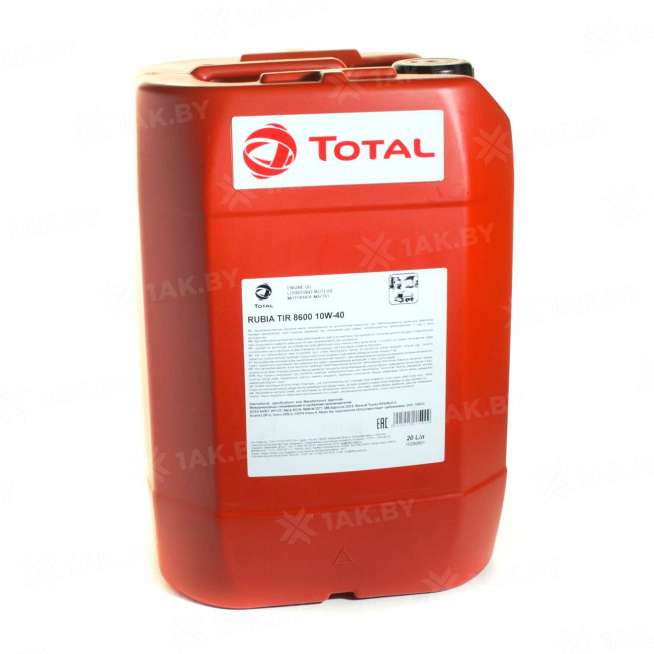 Масло моторное TOTAL RUBIA TIR 8600 10W-40, 20л 0