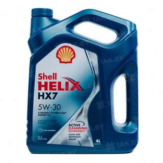 Масло моторное Shell Helix HX7 5W-30, 4л Масло моторное Shell Helix HX7 5W-30, 4л