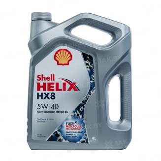 Масло моторное Shell Helix HX8 Synthetic 5W-40 API SN/CF; ACEA A3/B3, A3/B4; 4л 0