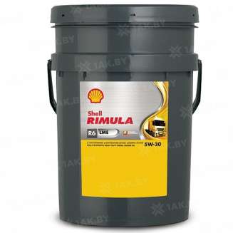 масло моторное Shell Rimula R6 LME 5W-30, 20л 0