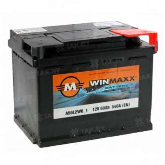 Аккумулятор WINMAXX (60 Ah) 540 A, 12 V Обратная, R+ L2 0