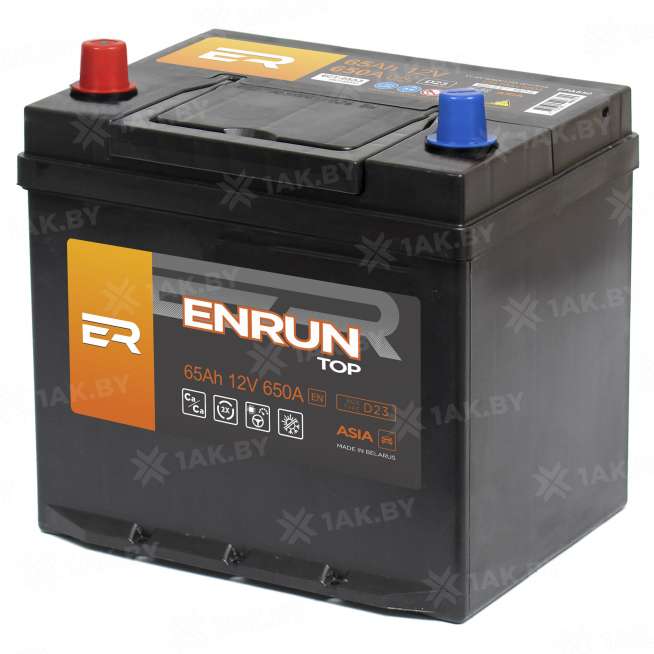 Аккумулятор ENRUN TOP Asia (65 Ah) 650 A, 12 V Прямая, L+ D23 EN651JP 0