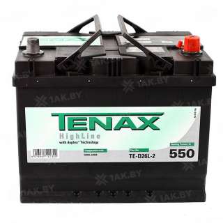 Аккумулятор Tenax High (68 Ah) 550 A, 12 V Обратная, R+ D26 Аккумулятор Tenax High (68 Ah) 550 A, 12 V Обратная, R+ D26