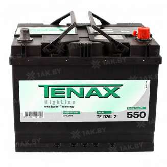 Аккумулятор Tenax High (68 Ah) 550 A, 12 V Обратная, R+ D26 0