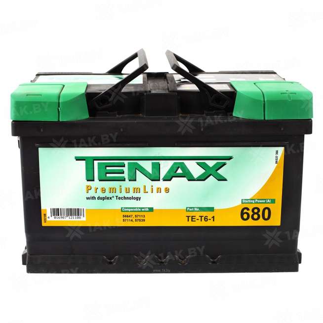 Аккумулятор Tenax Premium (74 Ah) 680 A, 12 V Обратная, R+ L3 0