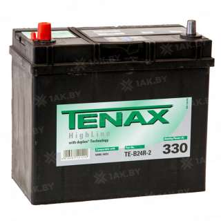 Аккумулятор Tenax High Asia (45 Ah) 330 A, 12 V Прямая, L+ B24 Аккумулятор Tenax High Asia (45 Ah) 330 A, 12 V Прямая, L+ B24