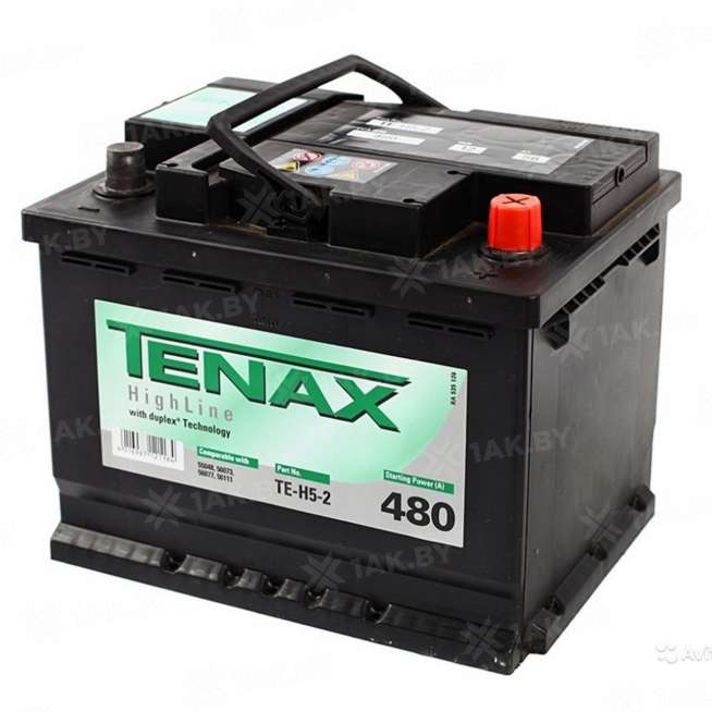 Аккумулятор Tenax High (56 Ah) 480 A, 12 V Обратная, R+ L2 0