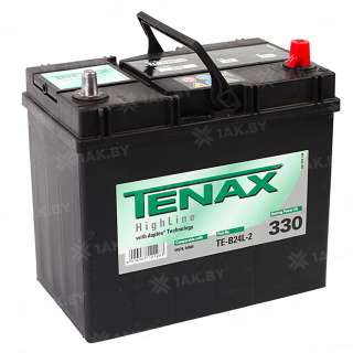 Аккумулятор Tenax High Asia (45 Ah) 330 A, 12 V Обратная, R+ B24 Аккумулятор Tenax High Asia (45 Ah) 330 A, 12 V Обратная, R+ B24
