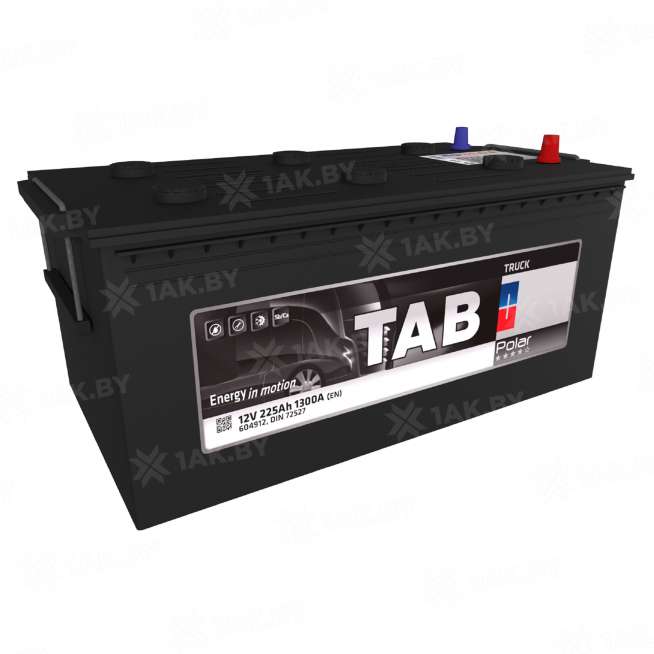 Аккумулятор TAB Polar (225 Ah) 1300 A, 12 V Прямая, L+ D6 0