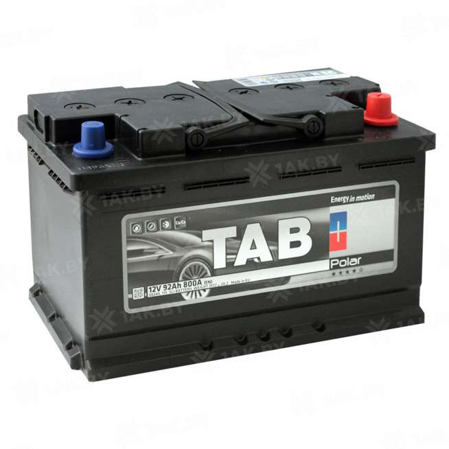 Аккумулятор TAB Polar (92 Ah) 800 A, 12 V Обратная, R+ L4 0