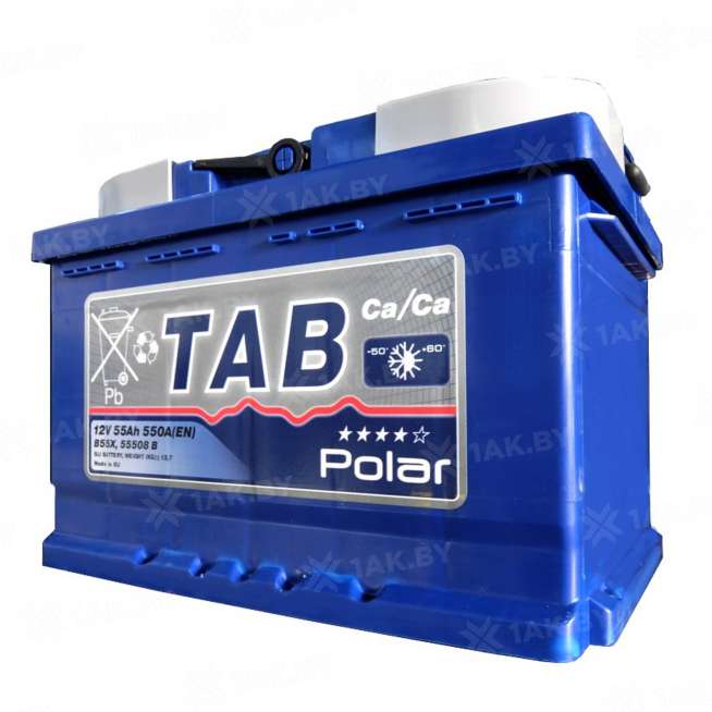 Аккумулятор TAB Polar (55 Ah) 550 A, 12 V Обратная, R+ LB2 0