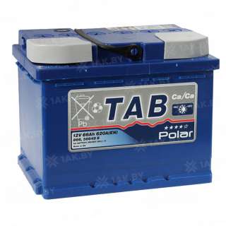 Аккумулятор TAB Polar (66 Ah) 620 A, 12 V Обратная, R+ L2 Аккумулятор TAB Polar (66 Ah) 620 A, 12 V Обратная, R+ L2